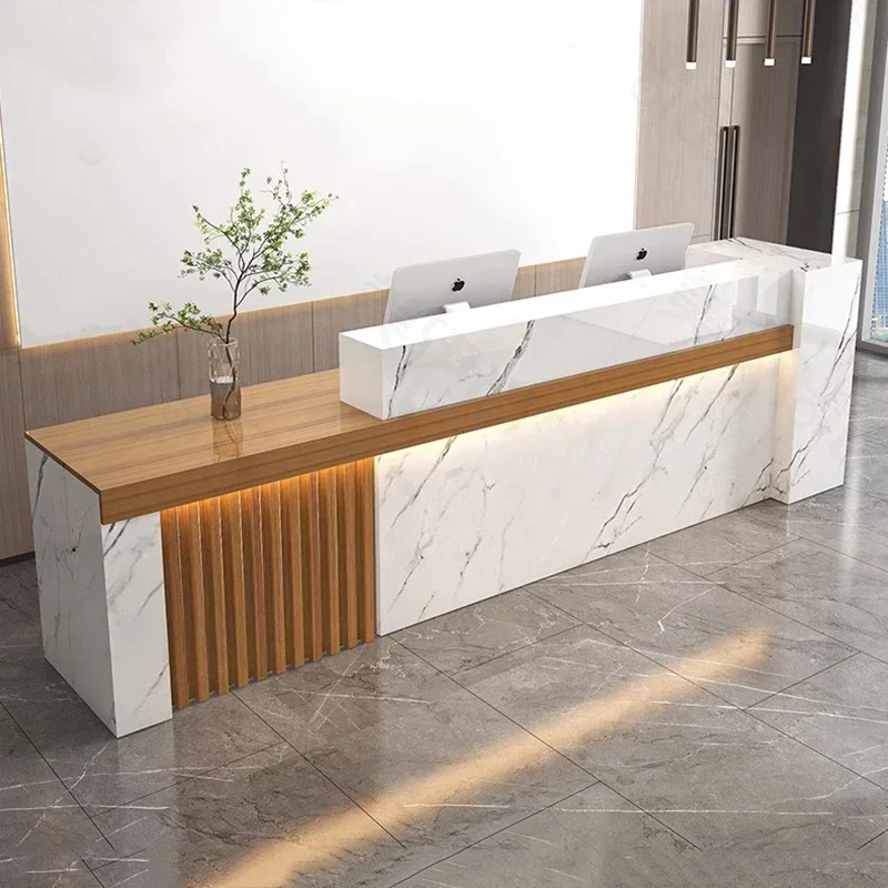 c13- Display Reception Desk No - đánh giá và giá Office Furniture Bali