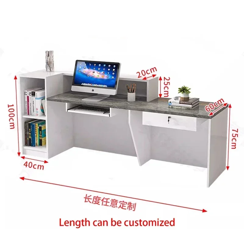 c13- Display Reception Desk No - đánh giá và giá Office Furniture Bali